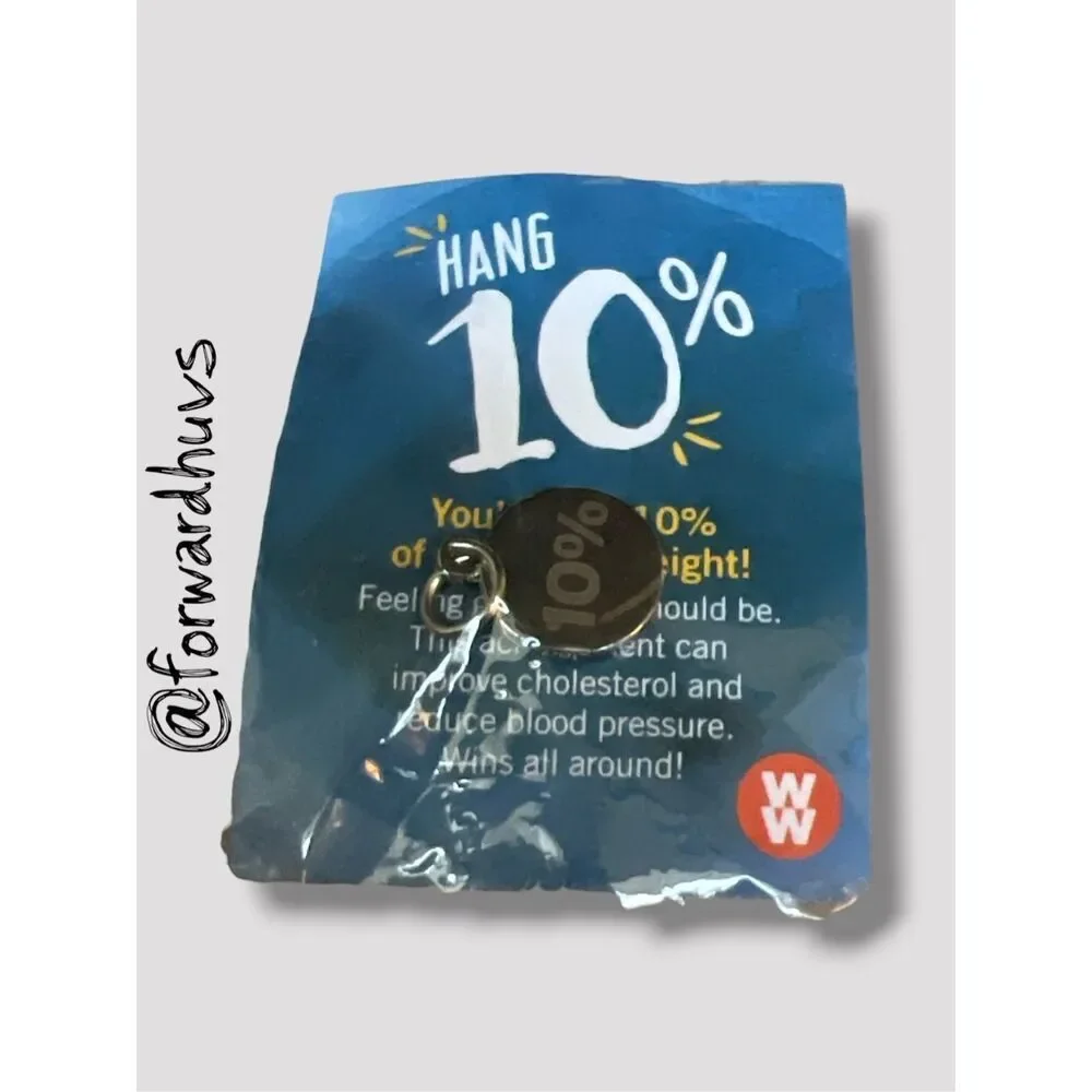 Weight Watchers 10% Milestone Charm NOS